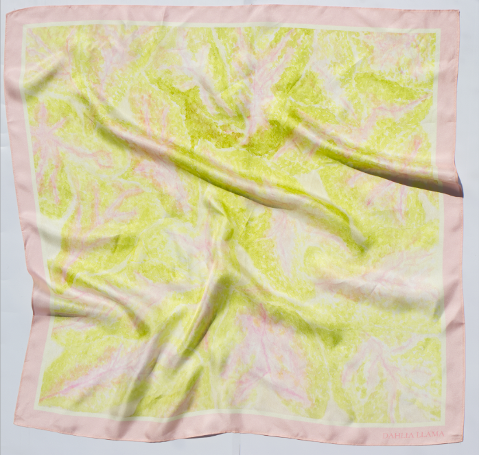 Caladiums in Sunlight Silk Scarf