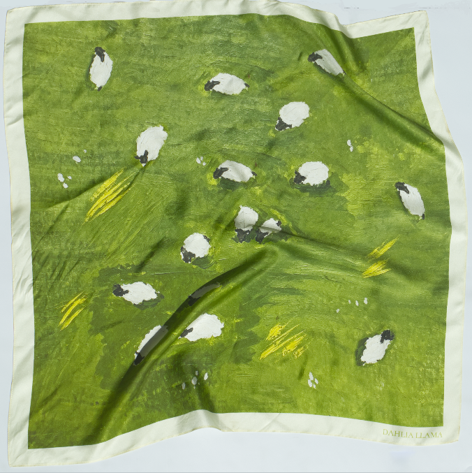 Bo Peep Silk Scarf